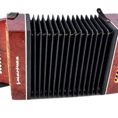 Vintage Marichka Button Accordion, USSR Concertina, Folk Instrument image 16