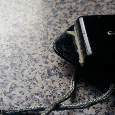 GFS Alnico Vintage Wound Dogear Black P90 Pickups Set image 5