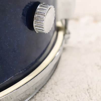 Stetson 5.5x14" Snare Drum Blue Sparkle Vintage 1960's MIJ image 4