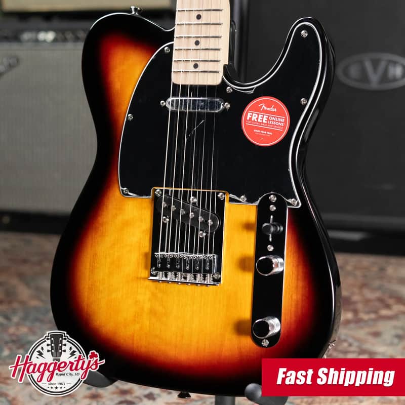 Squier Affinity Series Telecaster Electric Guitar - 3-Color Sunburst image 1