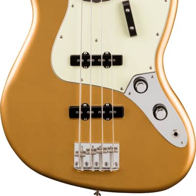 Fender Vintera III Early '60s Jazz Bass 4-String Bass Guitar, Rosewood Fingerboard, Aztec Gold image 1