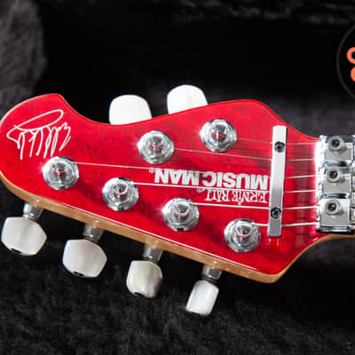 1992 Ernie Ball Music Man Eddie Van Halen EVH Signature Red Translucent w/ OHSC image 4
