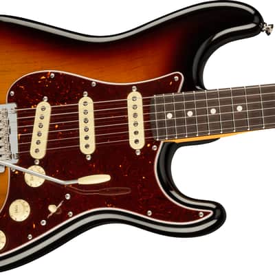 Fender American Professional II Stratocaster with Case (Rosewood/3-Color Sunburst) image 9
