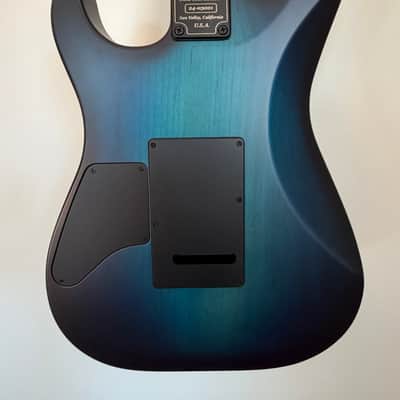 Schecter USA Custom Shop Sunset Custom-II 2024 - Ocean Blue Burst Satin image 2