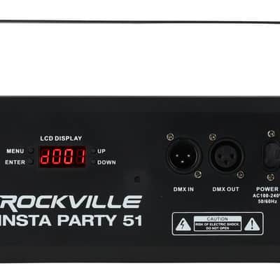 Rockville INSTA PARTY 51 5-in-1 Dance Floor DJ Effect Light Derby/Laser/Strobe image 6