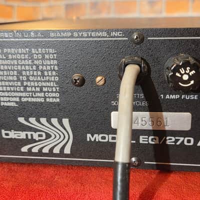 Biamp EQ 270 A 27-Band Graphic Equalizer image 10