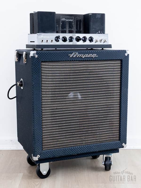 1963 Ampeg B-15N Portaflex Fliptop Vintage Tube Amp 1x15 w/ JBL D140F image 1