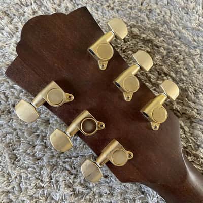 Luna 40 Inch Acoustic Guitar, Carved Red Pine Top Body, Mahogany Neck image 5