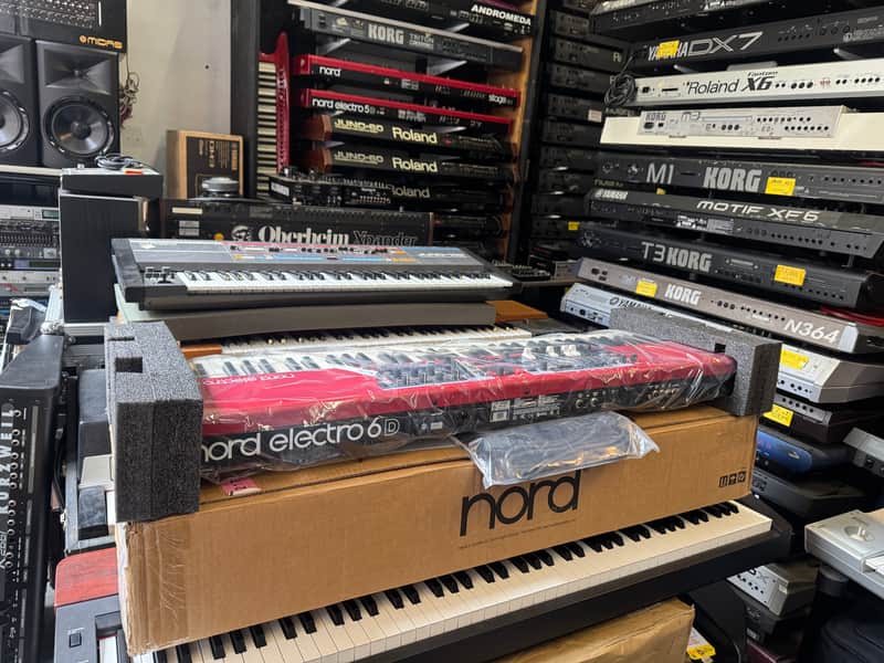Nord Electro 6D SW73 Semi-Weighted 73-Key Digital Piano Keyboard Organ //ARMENS//Red image 1