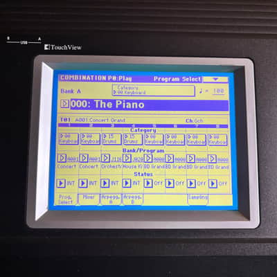 Korg TRITON Extreme 61Key Music Workstation/Sampler Rare Black with orange tube image 4