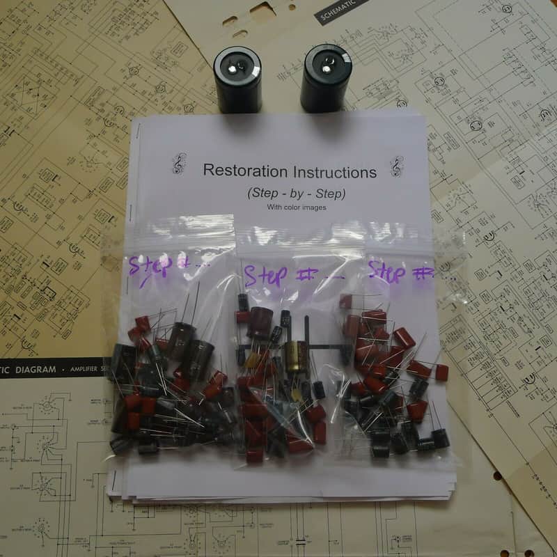 Kenwood 9 restoration kit filter capacitor repair rebuild fix image 1