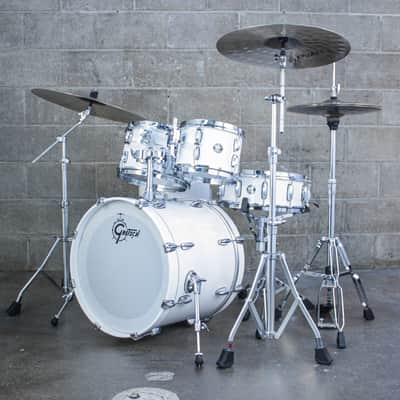 Gretsch Renown Piano White 5-Piece Kit (20/14/12/10/SD) image 3