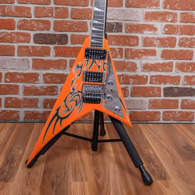 Jackson USA Custom Shop RR1 Rhoads Orange Tribal 2007 w/OHSC image 4