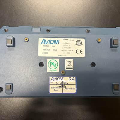 Aviom A-16II Personal Mixer 2010s - Blue w/ MT-1A Mount & DC Power Supply image 2