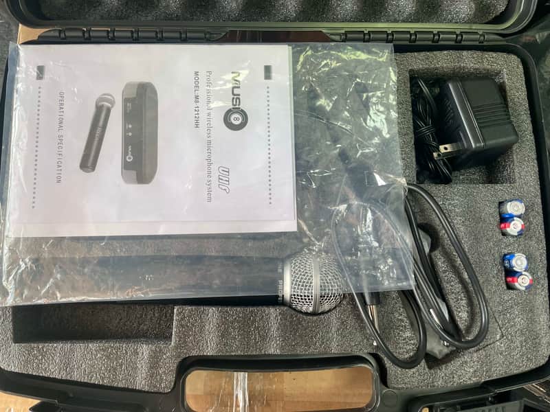 Microphone Music8 Wireless Handheld  NEW OPEN BOX image 1