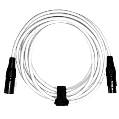 Pro Audio DJ Microphone Boom Stands w White XLR Cables, Clips & Bags 4 Pack image 17
