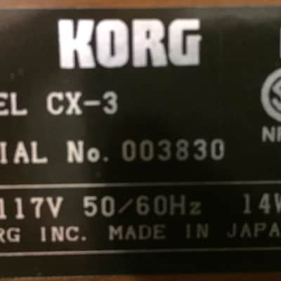 KORG CX-3 Hammond B3 Clone Newer Version - Amazing Sound! image 6