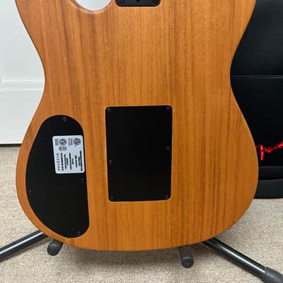 Fender American Acoustasonic Telecaster All-Mahogany - Bourbon Burst image 4
