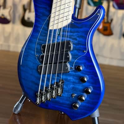 Dingwall Guitars Combustion C3 5 String - Indigoburst - Quilt Maple Top image 7