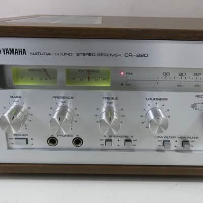 YAMAHA CR-820 STEREO RECEIVER FULLY SERVICED RECAPPED + LED'S image 6