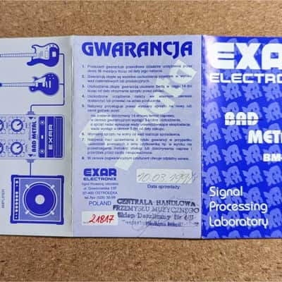 Exar BM-02 Bad Metal 1997 - black image 11