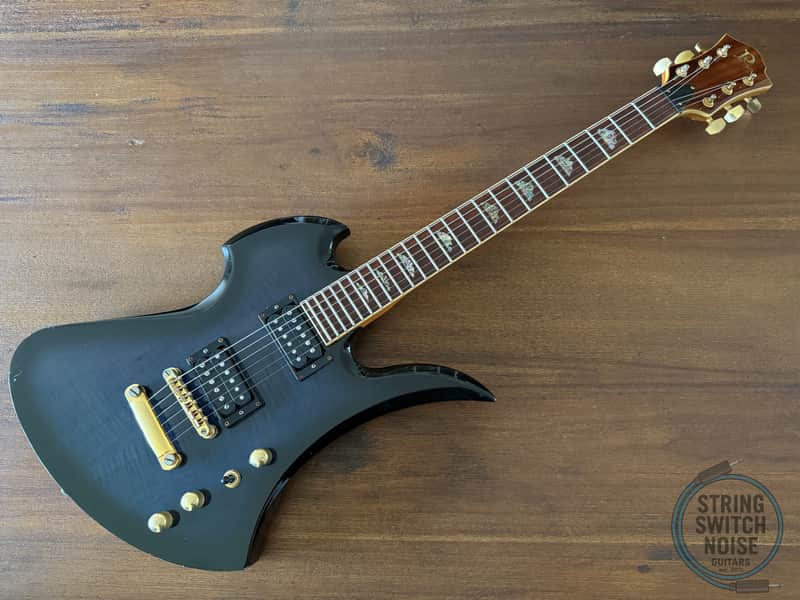BC Rich Mockingbird, Blue Flame, Japan Edition, 1999, MKB-680JE