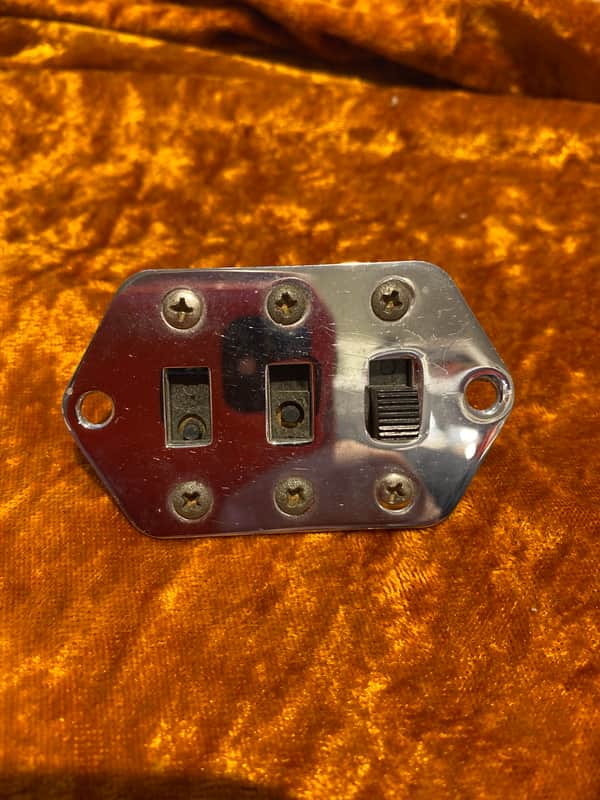 Fender Jaguar Switch Plate 1960’s - Chrome image 1