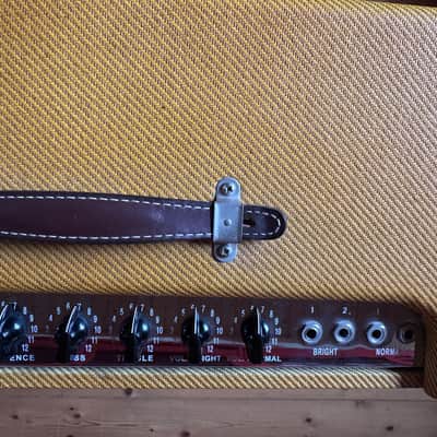 Fender '57 Twin-Amp Reissue 40-Watt 2x12" Guitar Combo 2004 - 2011 - Lacquered Tweed image 4