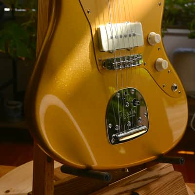 *NEW IN BOX* 2025 Fender Japan - Limited Edition - ISHIBASHI FSR Jazzmaster Traditional 60s Mystic Aztec Gold MH Matching Headstock - MIJ image 8