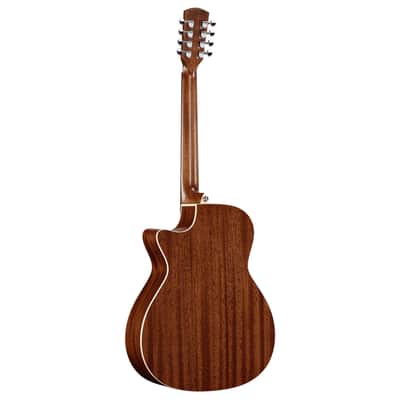 Alvarez Artist Grand Auditorium Guitar Acoustic Electric 8 String Shadowburst with Cutaway (AG60CE_8-String_Shadowburst) image 3