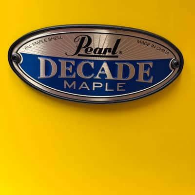 Pearl Decade Maple 8" x 7" Rack Tom w/ Opti-Loc Mount in Solid Yellow (#228) – Open Box / Brand New image 2