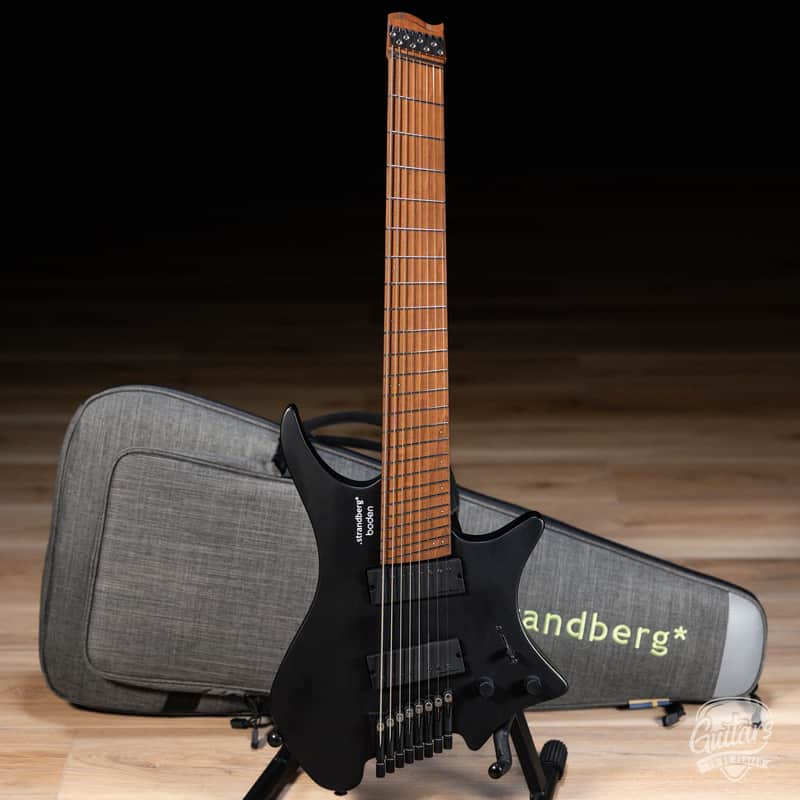 Strandberg Boden Standard N2.8 8 String Headless – Black Satin Metallic image 1