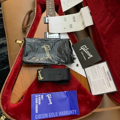 Gibson Flying V 2019 Antique Natural with case NEVER PLAYED image 7