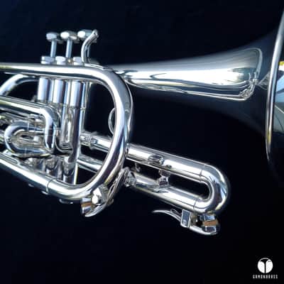 Custom Schilke Chicago XA1 English style cornet mouthpiece gamonbrass image 7