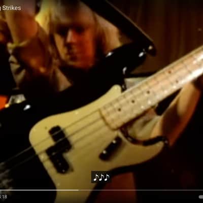 Fender Tom Hamilton's Aerosmith, American Vintage Reissue Series, P Bass, (#28) 1996 - Black image 2