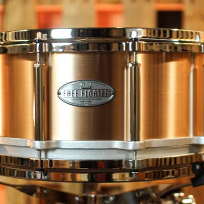 Pearl 14x6.5 Free Floating Phosphor Bronze Snare Drum image 1