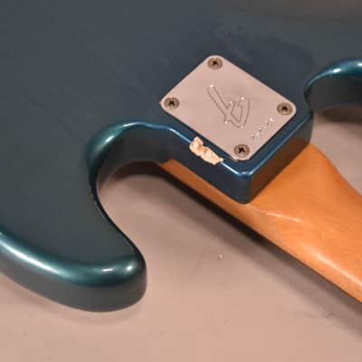 (OLD) 1965 Fender Jazz Bass Lake Placid Blue Finish Left-Handed Electric Bass w/OHSC image 10