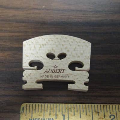 2 PACK of Aubert Violin Bridge Unfitted size 1/2 2010s New Old Stock image 1