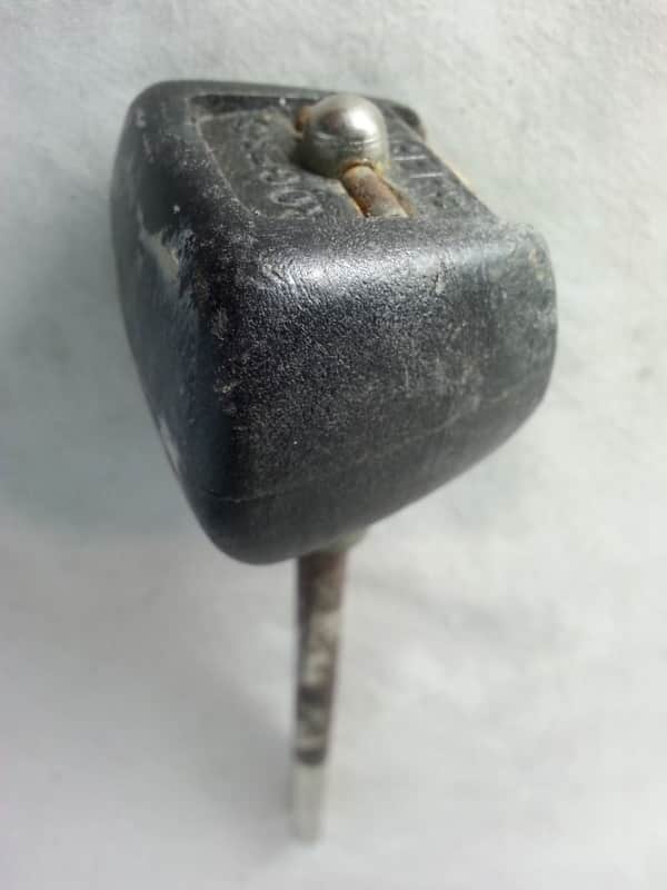 *Rogers Supreme "Black Jack" Bass Drum Pedal Beater Plastic 5/16" x 5 1/2" USA* image 1