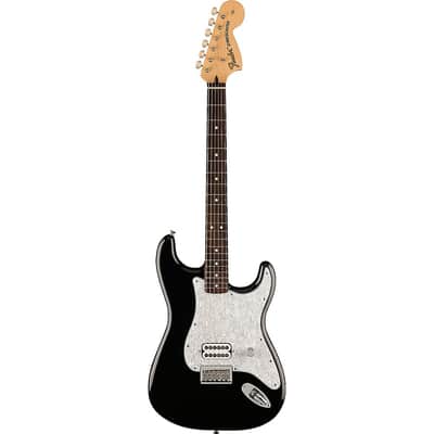 Fender Tom DeLonge Stratocaster Electric Guitar With Invader SH8 Pickup Regular Black image 3