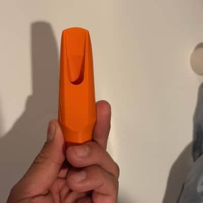 Syos  Alto Saxophone Lava Orange 7 top opening  2020-2023 - Spark image 2