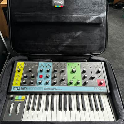 Moog Grandmother 32-Key Semi-Modular Analog Synthesizer 2018 - Present - Black / Multi-Colored Panel image 1