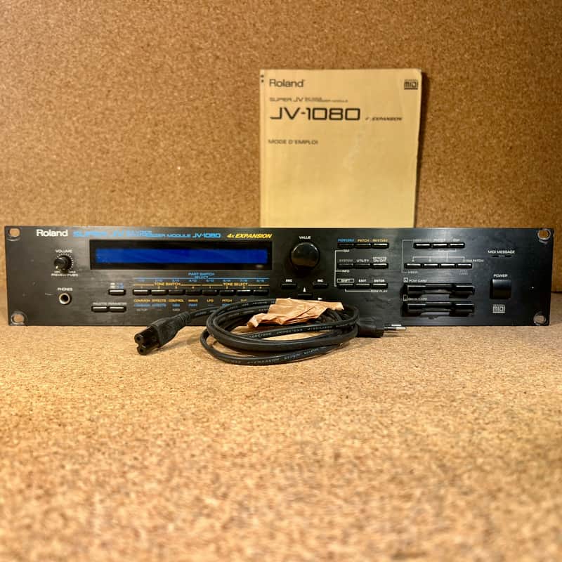 Roland JV-1080 64-Voice Synthesizer Module 1990s – Serviced – Warranty image 1