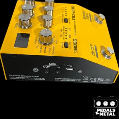 Boss OD-200 Overdrive 2019 - Present - Orange - X17616 image 4