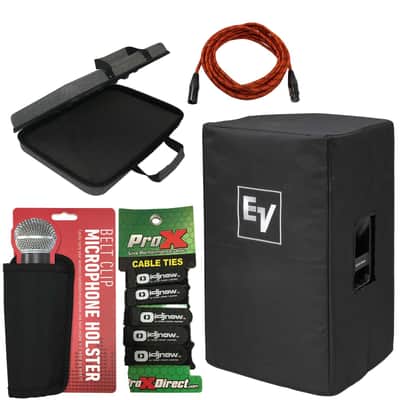 Electro Voice ETX-12-CVR Speaker Covers + Case + XLR Cables image 17