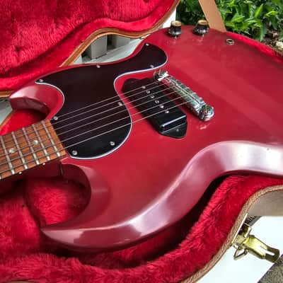 Vintage 1962 Gibson Les Paul (SG) Junior Player Oxblood Red P90 2.4KG Feather Light image 24