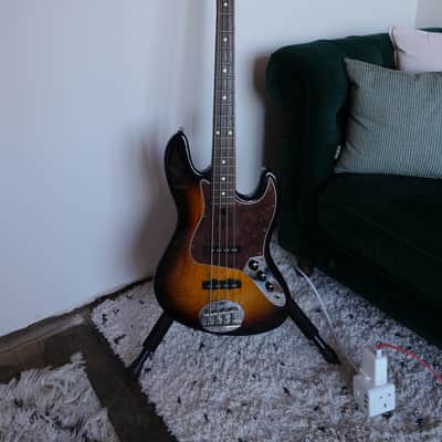 Lakland Skyline Joe Osborn Jazz Bass 4-String - Three Tone Sunburst image 8
