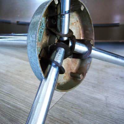 Vintage RARE 1950's Atlas CS-33 microphone floor stand MS10C MS12C MS11C CS42 CS32 Shure Electro Voice # 2 image 10