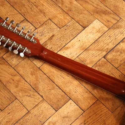 (Players Guitar - Few Lacquer Cracks) Vintage Eko Ranger XII c.1970 image 16