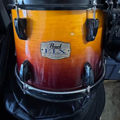 Pearl EXL 7-Piece Drum Kit Pearl 2010 - Sunburst fade image 7